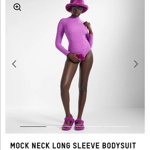 COPY - Fendi x Skims Size Medium MOCK NECK LONG SLEEVE BODYSUIT